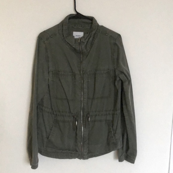🟠 old navy green utility jacket - Picture 2 of 5